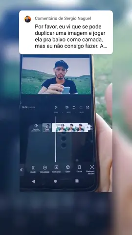 Como duplicar uma imagem e jogar ela pra baixo como camada NO CAPCUT?🤔 #capcut #capcut_edit 