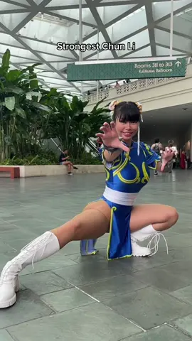 I went to the gym so much for this cosplay but i will be even stronger for Chun Li next year. I PROMISE 🫡  Gym life anime workouts can be so fun. manga fit life is cool! Workout for women fitness! 