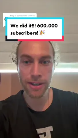 Replying to @oceanfavor We Did It!!! #milestone #grateful #robertwblove #600k 