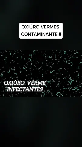OXIÚRO VÉRMES  CONTAMINANTE !!