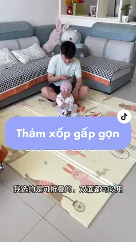 Thảm xốp gấp gọn cho con ngồi chơi 🥰 #tiktokshop #reviewcungmegold #LearnOnTikTok #thamxopchobe #xuhuongtiktok 
