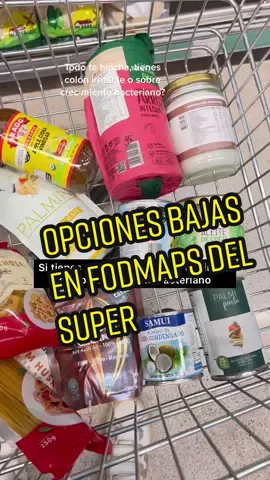 Opciones bajas en fodmaps del super #sibo #colonirritable #fodmapsdiet #fodmapsafe 