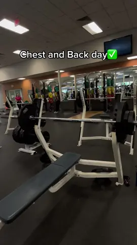 Chest/back day routine✅forgot to record last exercise tho