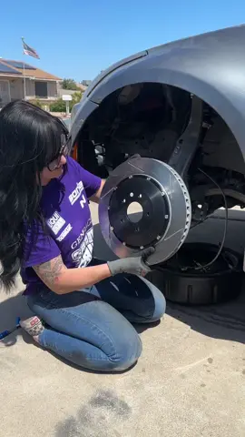 New StopTech ST60 big brake kit on my 350z 