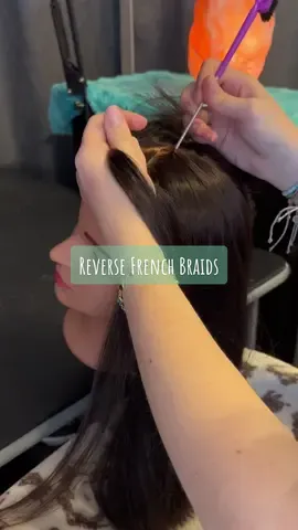 Replying to @ljrob Watching in reverse is fun too 🙃 #hairbraiding #frenchbraid #hairtutorial #hair 