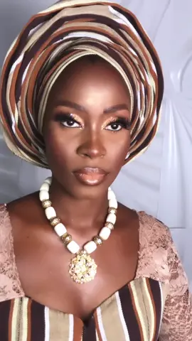 Bridal Inspo😍😍 2023 Brides get in here!🤗🤗 . . . . Gele @slaygele Glam @moshabsbeauty_ . . . . #bridalinspo#2023brides#2023bridestobe#geleartist#geleartistinosun#geleartistinibadan#osunvendors#ibadanvendors#geleexpo#morethanawrap#slaygelebride#slaygele#tiktok#viraltiktok  
