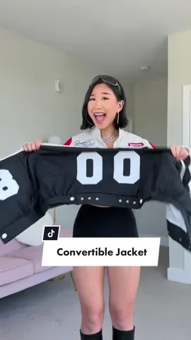 This convertible jacket blew my mind 🤯 Is it YAY or NAY for you? 🤔 #fashion #outfit #outfitinspo #style #aesthetic #inspo #OOTD #explore #explorepage 