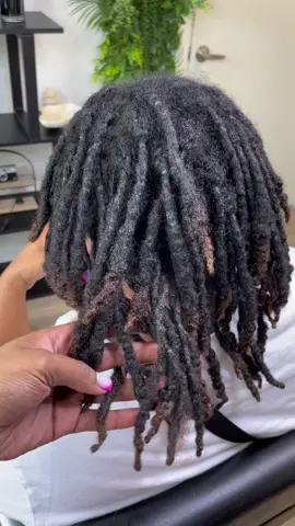 I love loc makovers😍 12” custom extensions + lint removal on 1 year old locs #loctransformation #locextetensions 