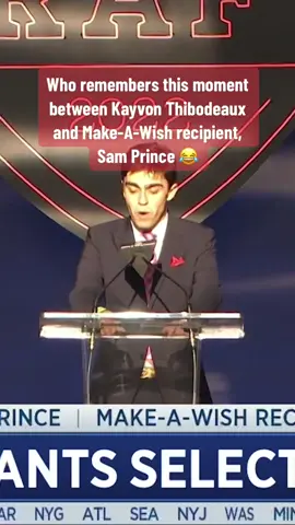 we love the excitement from everyone 😂 #kayvonthibodeaux #ny #giants #nfldraft 