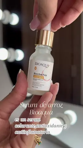 🌾El serum facial de arroz de Bioaqua🌾🍚 diseñado para hidratar y nutrir la piel base de arroz y acido hialurónico  💕El arroz es un ingrediente común en la cosmética asiática debido a sus propiedades antioxidantes, antiinflamatorias y blanqueadoras. #bioaqua #kitdearroz #serumdearroz #skincare #bellaza #cuidadodelapiel #cuidadofacial #tiendademaquillaje #rutinadeskincare #rutinaencasa #rutinafacialdedia 