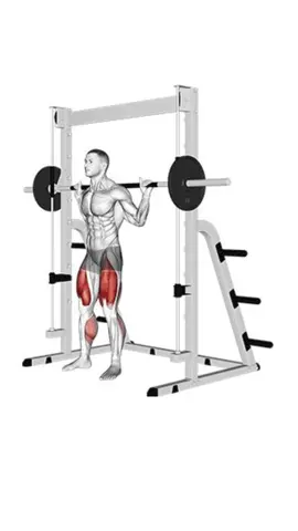 Agachamento Smith, apenas! #foryou #paravocê #gym #academia #pernas
