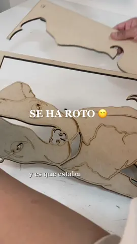 Se me ha roto un cuadro que tenia que enviar #homedecor #art #handmade 