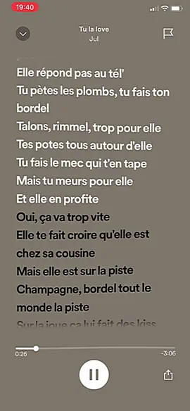 Tu la love - Jul #fyp #foryou #viral #percer #speedsongs #france #mtl #lvl #knzuxi 
