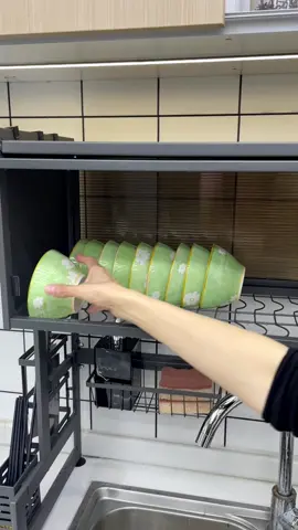 Kệ chén để bồn rửa 2 tầng có ngăn đựng đũa muỗng, khay đựng dụng cụ tay rửa có nắp đậy, chất liệu cao cấp chống trơn trượt