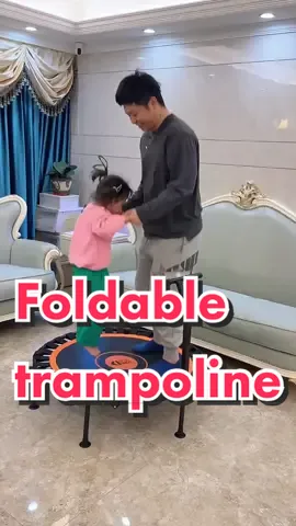 Foldable trampoline#babygoodthing #useful #trampoline #fold #tiktokbabys 