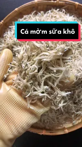 Cá mờm sữa khô hay còn gọi cá ngần, cá trắng đẹp #mờm #cángần 