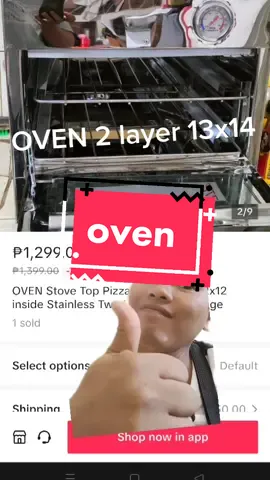 OVEN stove top 2 Layers Stainless with thermo Gauge #oven #localbusiness #stainless 