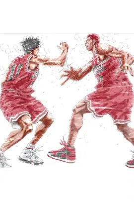 The First Slam Dunk manga_ Hanamichi Sakuragi x Kaede Rukawa iconic🏀#slamdunk #slamdunkanime #miyagiryota #rukawa #hanamichisakuragi #mitsuislamdunk #thefirstslamdunk #thefirstslamdunkmovie #slamdunkmanga 