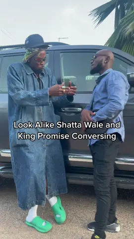 Look Alike King Promise and Shatta Wale Conversing #fikkybaddman #shattawale #kingpromise 