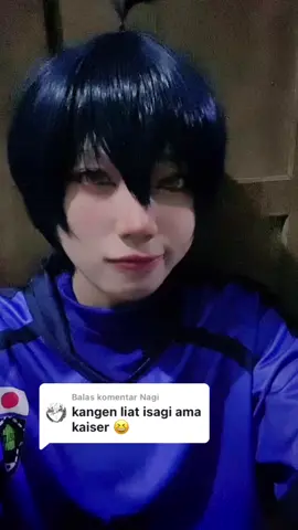 Membalas @Nagi when isagi digodain mulu sama kaiser 😡 #cosplay #cosplayer #bluelock #isagiyoichi 