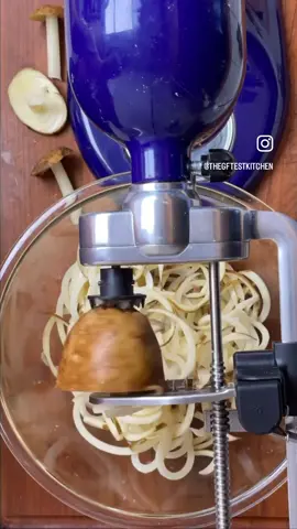 Curly Fries — nothing compliments a burger better than curly fries 😋  and nothing is easier than the  @kitchenaidusa spiralizer attachment!  I soaked the fries for 1hr to release the starches from the potatoes. Rinsed & dried them, then dusted with @cup4cup gf flour. When the peanut oil reached 350 degrees I fried the curly fries until they were a light golden brown& pulled them out onto a tray. Then re-frying until dark golden on the second fry.  Salt to taste & enjoy 🤤  #curly #curlyfries #fries #fries🍟 #potatoes #potato #kitchenaid #spiral #spiralizer #veg #vegstagram #instagood #insta #instagram #instacool #homecooking #glutenfree #glutenfreerecipes #glutenfreevegan #glutenfreeliving #glutenfreelife #glutenfreedairyfree #glutenfreefood #glutenfreediet #instagram #instalike #instadaily #instafood #instareels #instafollow #fyp #foryou #foryoupage 