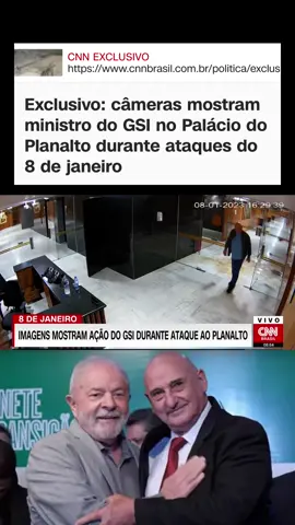 URGENTE 🚨  Ministro do LULA, general do GSI no dia 8 de Janeiro. Estas imagens falam muito só porque estão atrapalhando a CPMI.