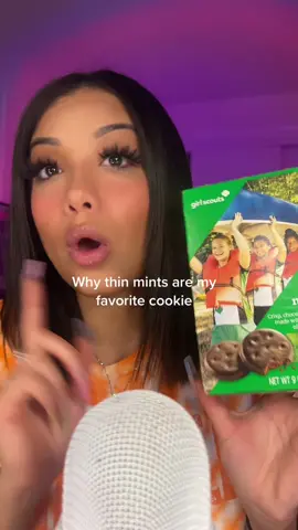 #asmr #fyp #thinmints #cookies #girlscoutcookies 