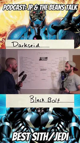 Best Sith/Jedi: Darkseid or Black Bolt For more clips and full episodes, check us out on YouTube and everywhere you find podcasts!  #podcast #comicbooks #comicbookpodcast #marvel #dccomics #brackets #foryou 