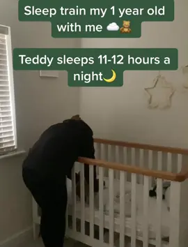 Sleep training my 13 month old☁️🧸 #sleeptrainingbaby #sleeptrainingsuccess #nightroutine #babiesoftiktok #babytok #firsttimemom #motherhood #foryou #newmum 