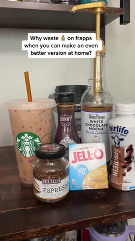 Cheaper, taste better, and without the sugar crash. And would you believe me if I told you this has 30g protein? 💪 #frappes#frappuccino#starbucksathome#starbucks#saveyourmoney#diyfrappuccino#diyfrappe#diycoffee#frozencoffee#proffee#proteinfrappe #proteingoals #weightloss 