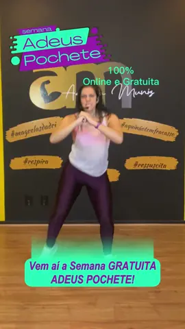 De 24 a 28 de abril vai rolar a Semana Gratuita Adeus Pochete. Você realmente quer emagrecer? Então vem! Link no meu perfil. #mulher #emagrecimento #emagrecer #emagreceremcasa #treinoonline 