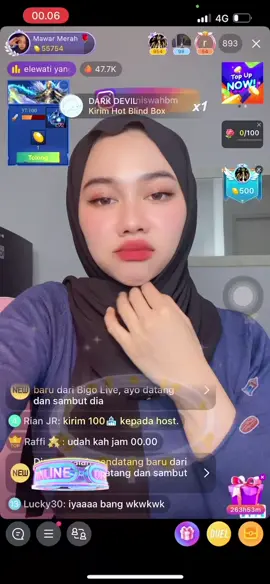 #fypシ gabung live aku link di bio ya 🌷