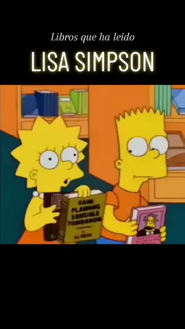 En este día mundial de Los Simpson, te traemos algunos libros que ha leído Lisa durante la serie #simpson #simpsons #lisasimpson #libros #librosen60seg #lectura #díamundial #celebracion #parati #fyp #viral 