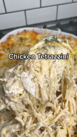 Creamy chicken tetrazzini the full recipe is on my website link in the bio 🫶 #pastarecipe #chickentetrazzini #chickenpasta #easydinnerideas #easypastarecipe #casserolerecipe #chickenalfredorecipe 