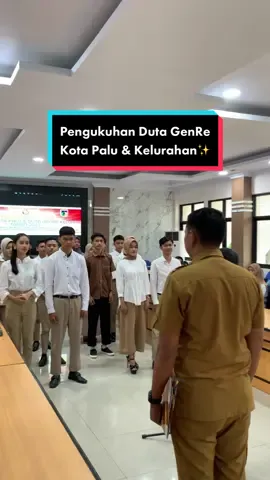 Halo GenRengers🙌 Yuk intip rangkaian kegiatan Pengukuhan Duta GenRe Kota Palu dan Duta GenRe Kelurahan Tahun 2023👌 Yang di laksanakan hari Selasa, 18 April di Kantor Walikota Palu✨ CHECK THIS OUT⬆️ Yaku Muda, Yaku Berencana👌 @bkkbnsulteng @genre_indonesia @genrekotapalu  #YakuMudaYakuBerencana  #HaruStunninGabolehStunting  #DutaGenReKotaPalu #DutaGenReSulawesiTengah2023 