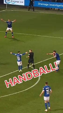 When 28,000 people appeal for three handballs in unison 🤣 #itfc #fyp #foryou #foryoupage 