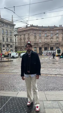 Ootd in milan #milan #fashiontiktok #mensfashion 