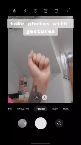 take photos without touching your phone.  gone are the days of setting a timer and sprinting back to your phone to get the perfect photo. use gestures instead. simply hold your hand up the camera, shut your hand and the phone will take the photo for you...  don't get left behind, get connected. 