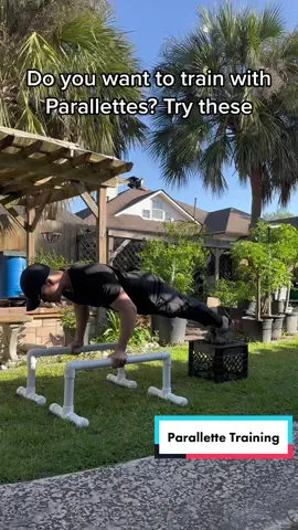Do you want to level up your calisthenics game? Add parallette training to your routine. #calisthenics #bodyweightworkout #Fitness #parallettes 