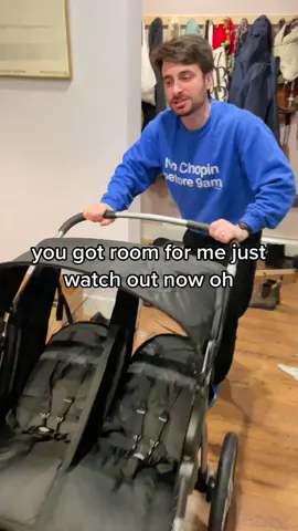 Double stroller life #fyp #dad #twins 
