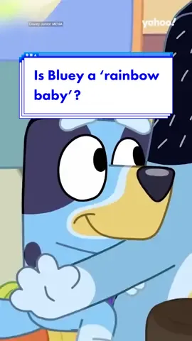 Is #Bluey a rainbow baby? 💙 #blueytok #blueyheeler #blueytheories #blueytvshow #blueytiktok #australia #yahooaustralia 
