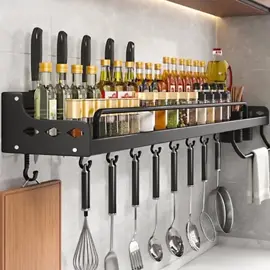 Mga Bagong Condiments Organizer Utensils Organizer Spice Rack Knife Holder Kitchen Seasoning Organizer Storage ₱249.00 lang