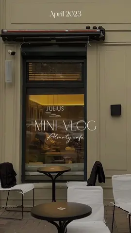 Mini cafe blog from Almaty Cafe “Julius”  #fyp #coffee #almaty #cafevlog #minivlog #minimalist #aesthetic 