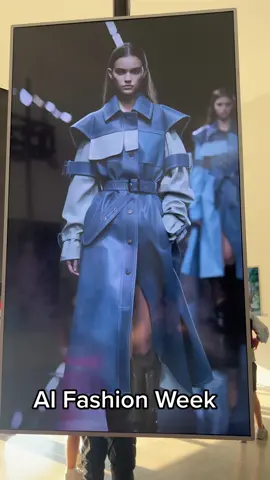 Displays at AI Fashion Week at Spring Studios Be Sure to Follow Me as well as Like and Comment to see future content first!👍 #aifashionweek #aifashionweek2023  #aimodels #fashion #fyp