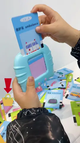 Early Educational English Speaker 🗣 learning card machine stimulate children’s interest #foryou #toy #earlyeducation #earlyeducationtoys #studytips 