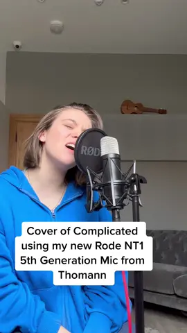 #ad #Cover #coversong #thomann #music #singer  Complicated using my new Rode NT1 5th Generation Mic from Thomann 