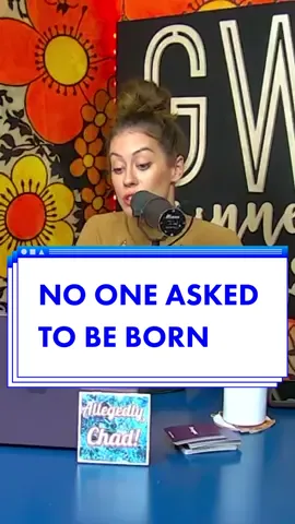 No one asked to be born...did they?  Listen to a brand new epiosde of #GWF every Friday. Wherever you get podcasts. 🎧  #podcastclips #nooneaskedforthis #guyswefcked 