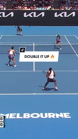 @cocogauff slays per usual. 🔥 #cocogauff #hypebae #tennisplayer #doubletennis 