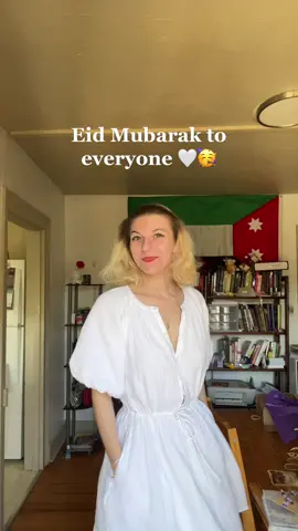 Just wanted to share my cute little outfit for Eid 🤍🥰 #eidoutfit #eid #arab #muslim #muslimtiktok #eidmubarak #ArabTikTok #iraqi 