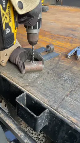 Barrel hinge #homestead #welding #fyp #metalwork #DIY 